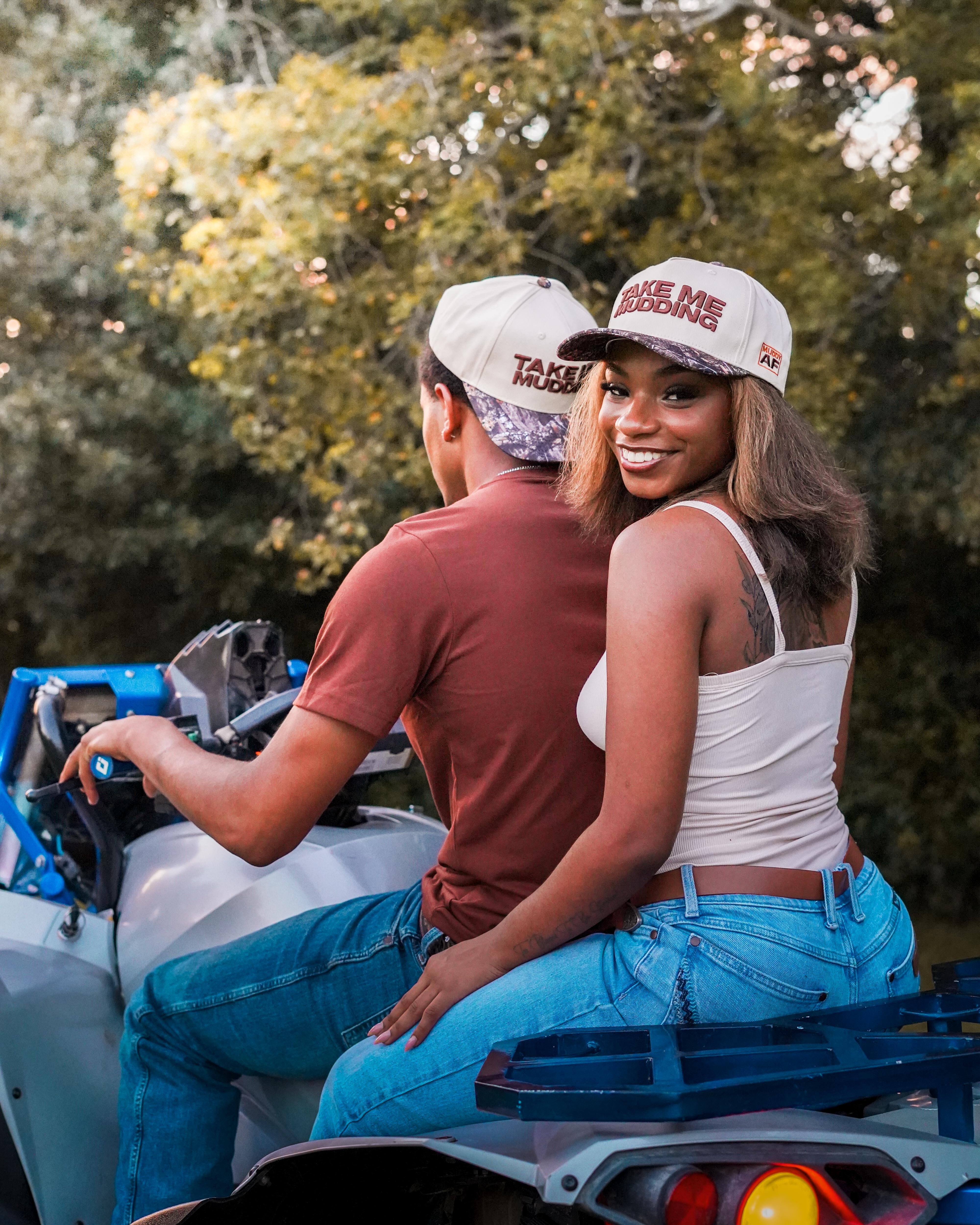 “TAKE ME MUDDING HAT”